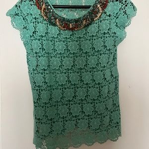 Green Summer Top